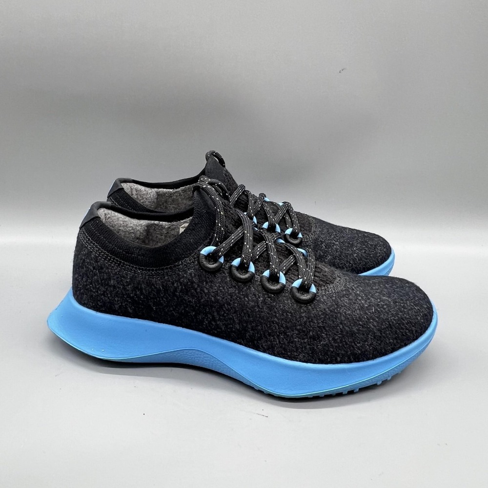 Allbirds Sneakers Women 7 Black Wool Water Resistant Dasher Mizzle Running Shoes